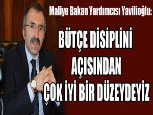 Maliye Bakan Yardımcısı Yavilioğlu: Bütçe disiplini açısından çok iyi bir düzeydeyiz