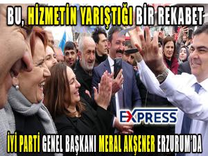 Meral Akşener Erzurum'da