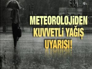 Meteorolojiden sağanak yağmur uyarısı 