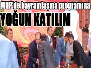 MHPde bayramlaşma programına yoğun katılım...