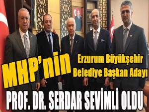 MHP Erzurum Büyükşehir Belediye Başkan adayı belli oldu 