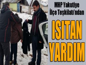 MHP Yakutiye İlçe Teşkilatı'ndan ısıtan yardım...