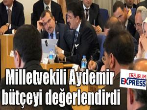 Milletvekili Aydemir bütçeyi değerlendirdi