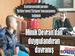 Minik Devrandan duygulandıran davranış