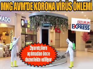MNG AVM'de Koronavirüs önlemi...