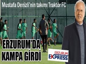 Mustafa Denizlinin takımı Traktör FC Erzurumda kampa girdi