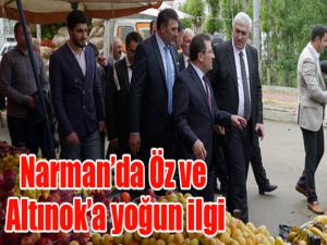 Narmanda Öz ve Altınoka yoğun ilgi