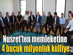 Nusret'ten memleketine 4 buçuk milyonluk külliye