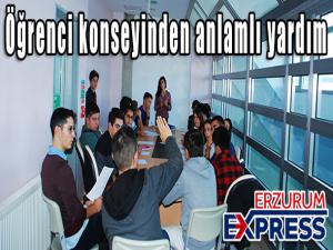 Öğrenci konseyinden anlamlı yardım kampanyası