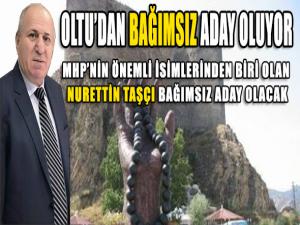 Oltuda bağımsız aday.