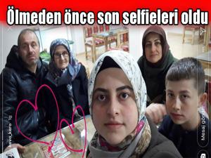 Ölmeden önce son selfieleri oldu 