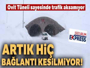 Ovit Tüneli ile artık Rize-Erzurum arasındaki bağlantı hiç kesilmiyor