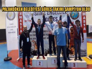 Palandöken Belediye Spor güreş takımı sporcusu Türkiye şampiyonu oldu 