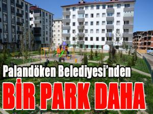 Palandöken Belediyesinden bir park daha