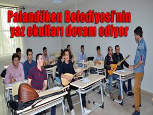 Palandöken Belediyesinin yaz okulları devam ediyor 