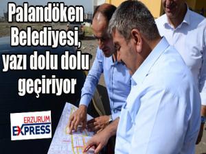 Palandöken Belediyesi, yazı dolu dolu geçiriyor