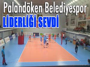 Palandöken Belediyespor liderliği sevdi