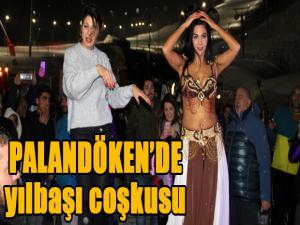 Palandöken'de yılbaşı coşkusu