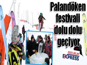 Palandöken festivali dolu dolu geçiyor