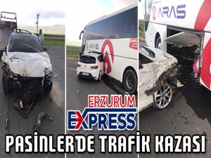 Pasinlerde trafik kazası: 1 yaralı