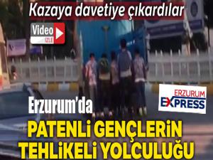 Patenci gençlerin tehlikeli yolculuğu kamerada