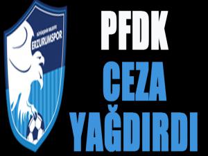 PFDK, BB Erzurumspor'a ceza yağdırdı...