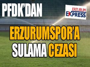PFDK'dan Erzurumspor'a SULAMA cezası...