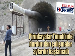  Pirinkayalar Tüneli'nde durdurulan çalışmalar aylardır başlamadı