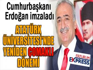 Rektör Prof. Dr. Çomaklı yeniden atandı...