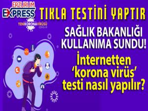 Sağlık Bakanlığı kullanıma sundu! İnternetten Korona virüs testi nasıl yapılır?