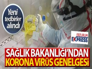 Sağlık Bakanlığı'ndan Korona virüs genelgesi