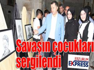 Savaşın çocukları sergilendi