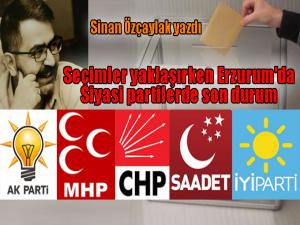 Seçimler yaklaşırken Erzurumda Partilerde son durum