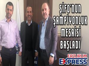 Şifo işbaşı yaptı...