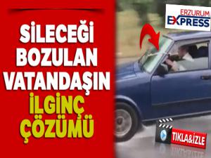 Sileceği bozulan vatandaşın ilginç çözümü