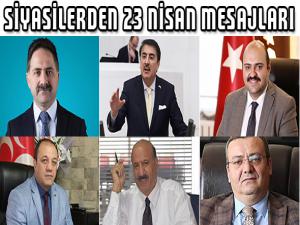 Siyasilerden 23 nisan mesajı 