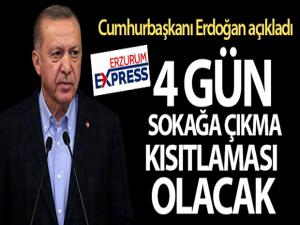 Sokağa çıkma yasağı bu hafta 4 gün