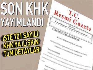 Son OHAL KHKsı yayımlandı! 12 dernek, 3 gazete ve 1 televizyon kanalı kapatıldı