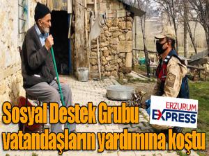 Sosyal Destek Grubu vatandaşların yardımına koştu