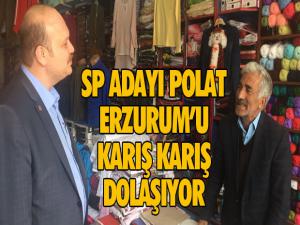 SPli Polat Erzurumu karış karış dolaşıyor