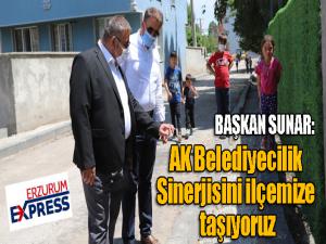 Sunar: AK Belediyecilik Sinerjisini ilçemize taşıyoruz