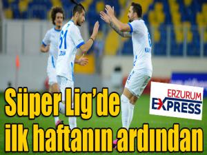Süper Ligde ilk haftanın ardından