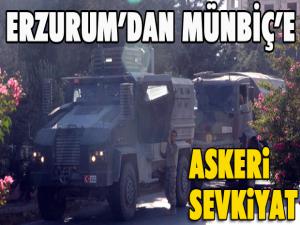 Suriye sınırına askeri sevkıyat sürüyor