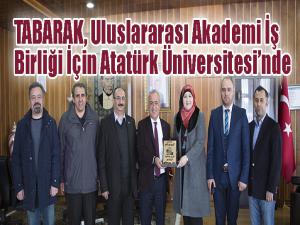 Tabarak Uluslararası Akademi İş Birliği İçin Atatürk Üniversitesinde 