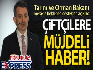 Tarım ve Orman Bakanı Pakdemirli, merakla beklenen destekleri açıkladı