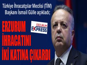 TİM Başkanı Gülle: Erzurum ihracatını iki katına çıkardı...