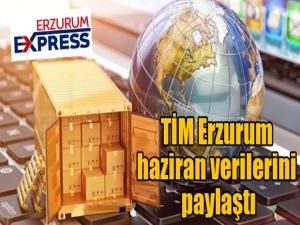 TİM Erzurum haziran verilerini paylaştı