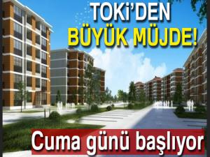 TOKİ'den büyük müjde!