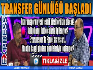 Transfer günlüğü başladı 