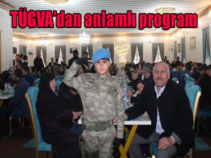 TÜGVAdan Bir gün değil her gün aklımızdasınız programı 